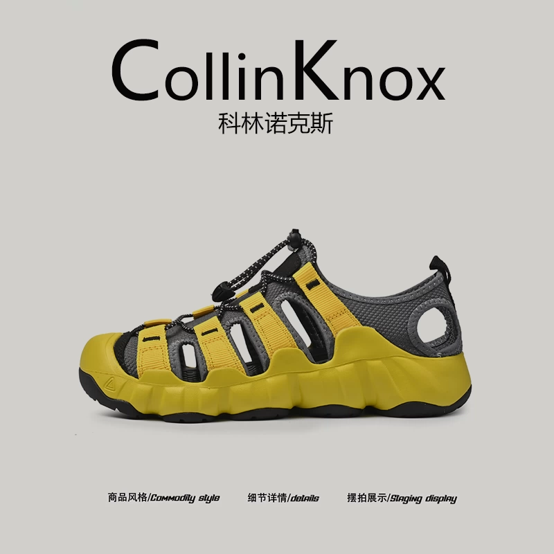 【Trendy ins】CollinKnox2026 giày đi nước ngoài trời mùa hè mới dành cho nam và nữ, dép đi cắm trại và đi nước