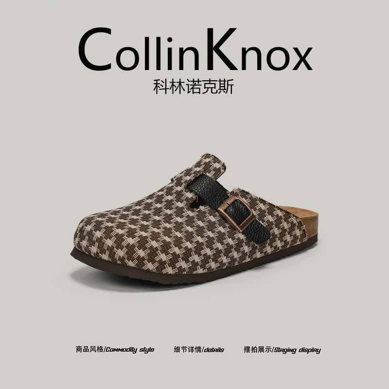 [Hàng hóa chất lượng cao] Giày Birkenstock nam mới mùa hè 2026 của CollinKnox, giày nữ thời trang kiểu slip-on