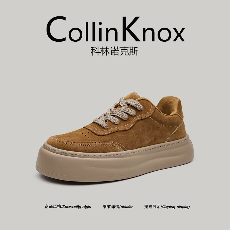 [Sản phẩm mới hợp xu hướng] Giày thể thao nam cá tính CollinKnox Xuân 2026 phong cách Hàn Quốc, giày buộc dây nam