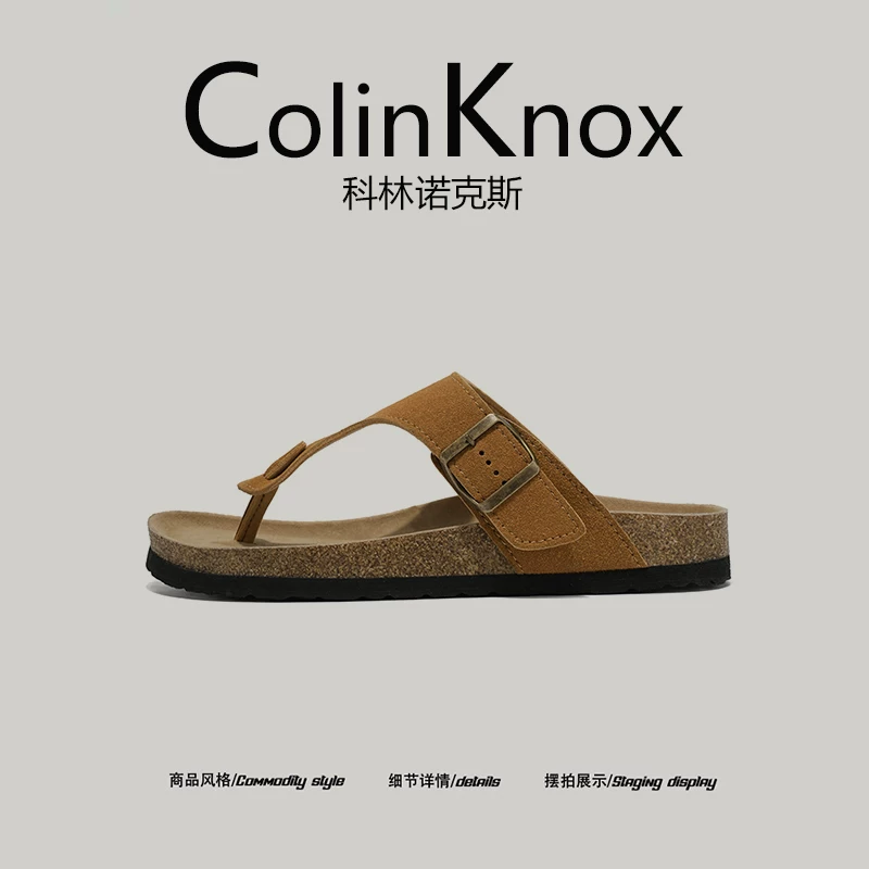 [Hợp thời trang và đa năng] Dép xỏ ngón Birkenstock kiểu mùa hè mới của CollinKnox2025 dành cho nam, dép đi biển đi nghỉ mát