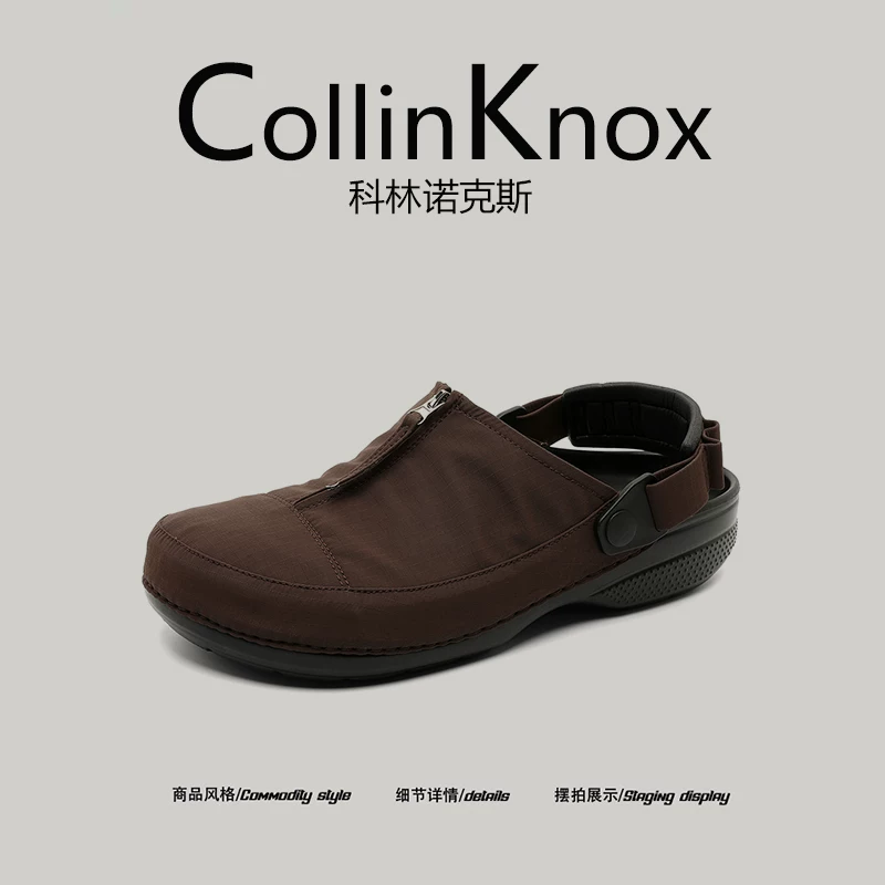 【Bắt mắt】Dép unisex nhẹ, kiểu dáng mới mùa hè 2026 của CollinKnox, kiểu dáng kín mũi, đi ngoài trời