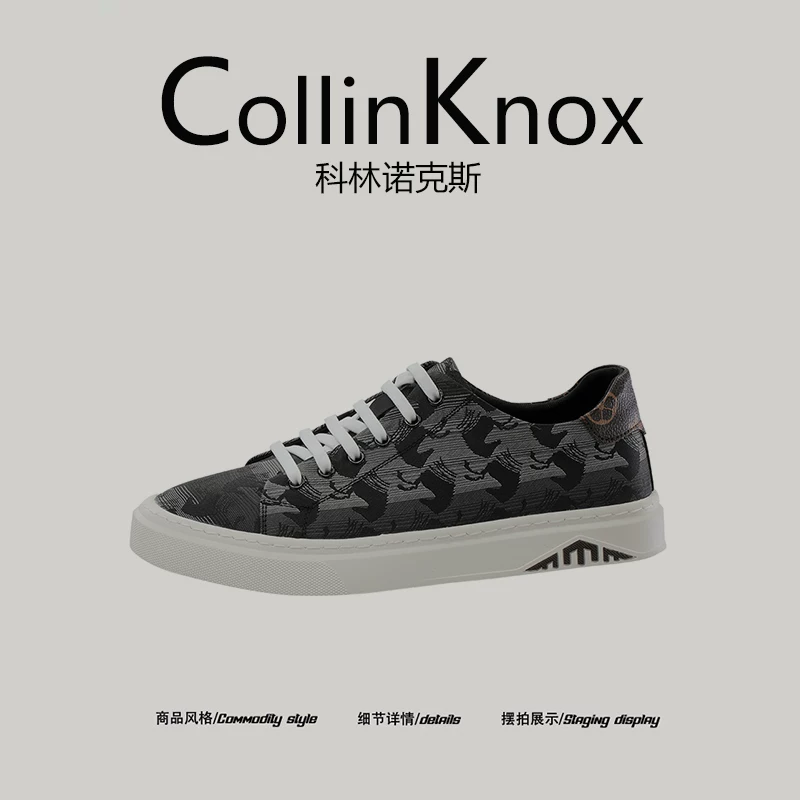 [Đồ thời trang] CollinKnox 2026 mẫu mới mùa hè năm con Ngựa giày thể thao nam vải canvas mỏng thoáng khí