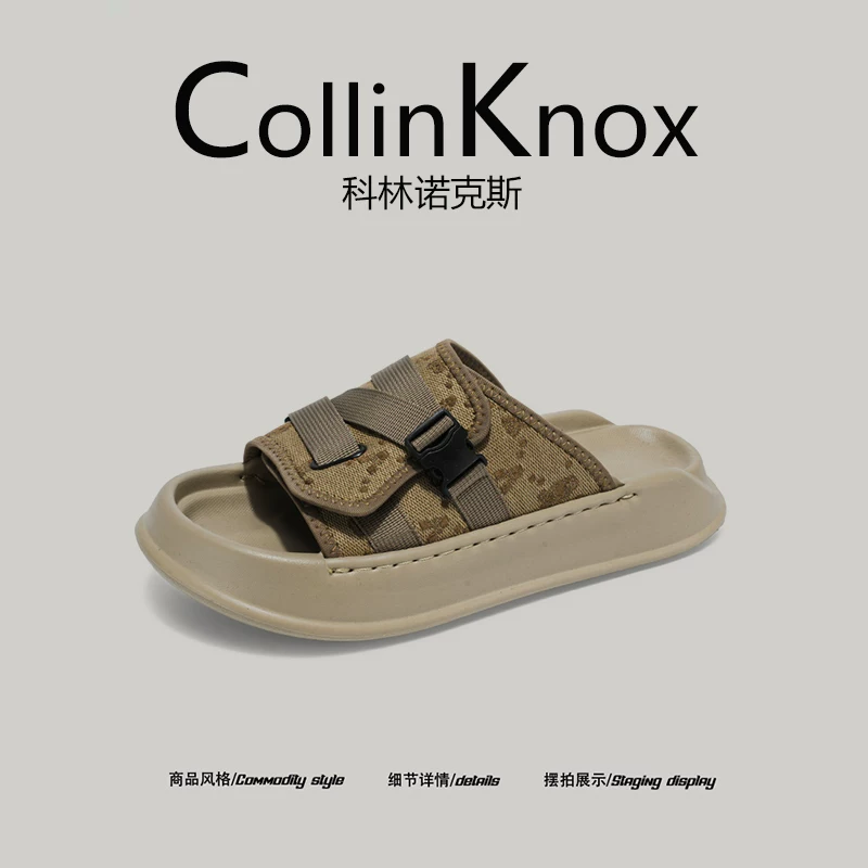 [Sản phẩm mới sắp ra mắt] Dép đi biển CollinKnox 2026 mùa hè mới dành cho nam, đế dày, chống trơn trượt, thời trang và hợp xu hướng
