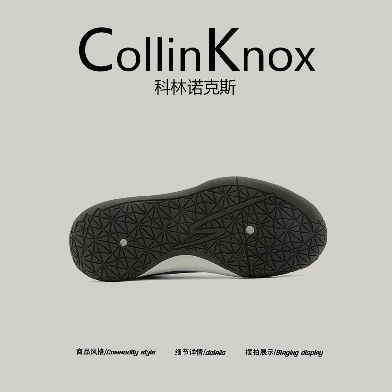 [Khuyến nghị phổ biến] Giày thể thao nam cỡ lớn CollinKnox 2026 mùa xuân mới Giày đế dày hợp thời trang
