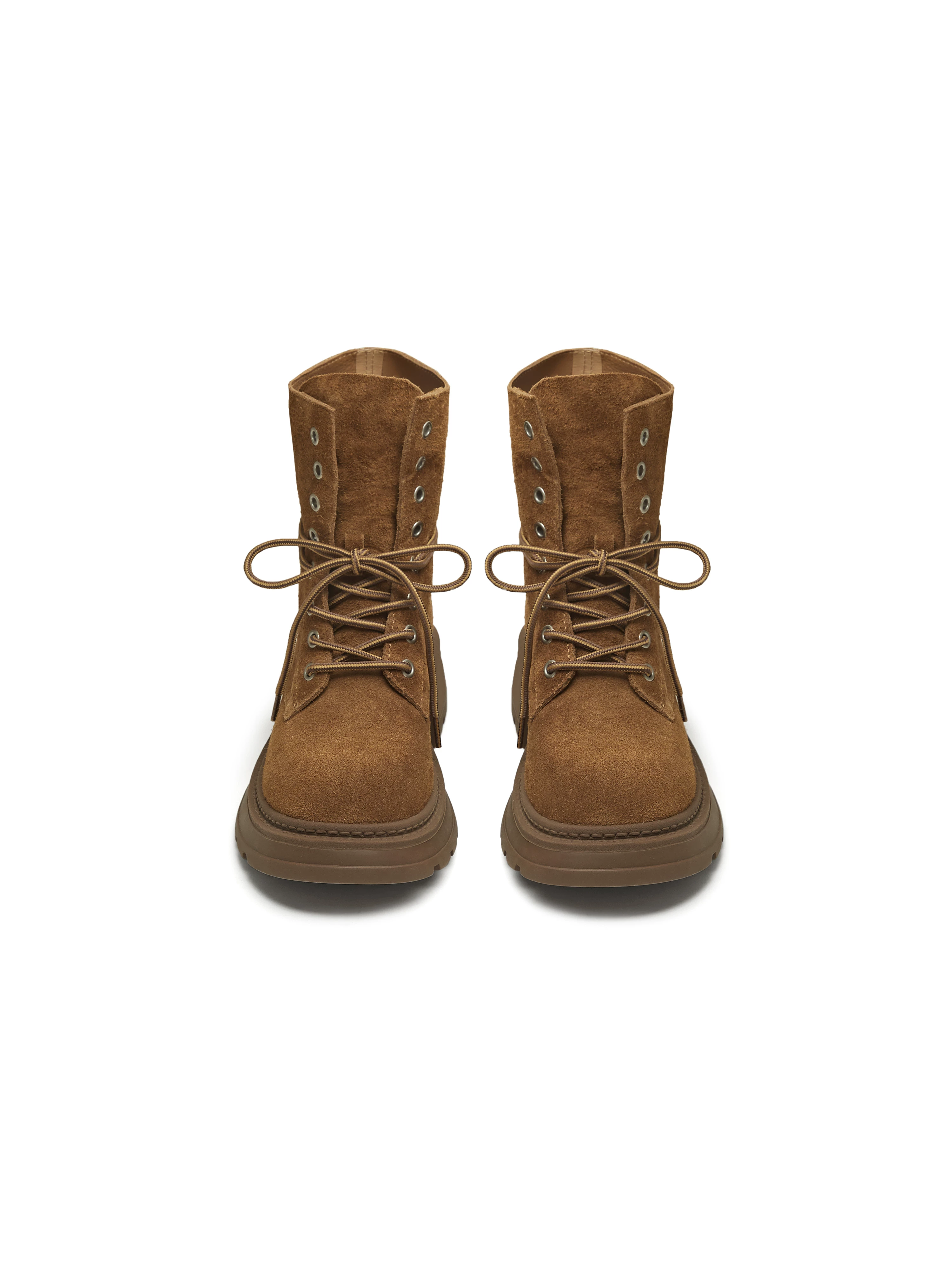 Giày bốt đi làm ngoài trời đế dày tăng chiều cao Tianmeiyi, kiểu Martin, nữ, cổ ngắn, retro, mẫu mới mùa đông 2025, mã BM171DD5