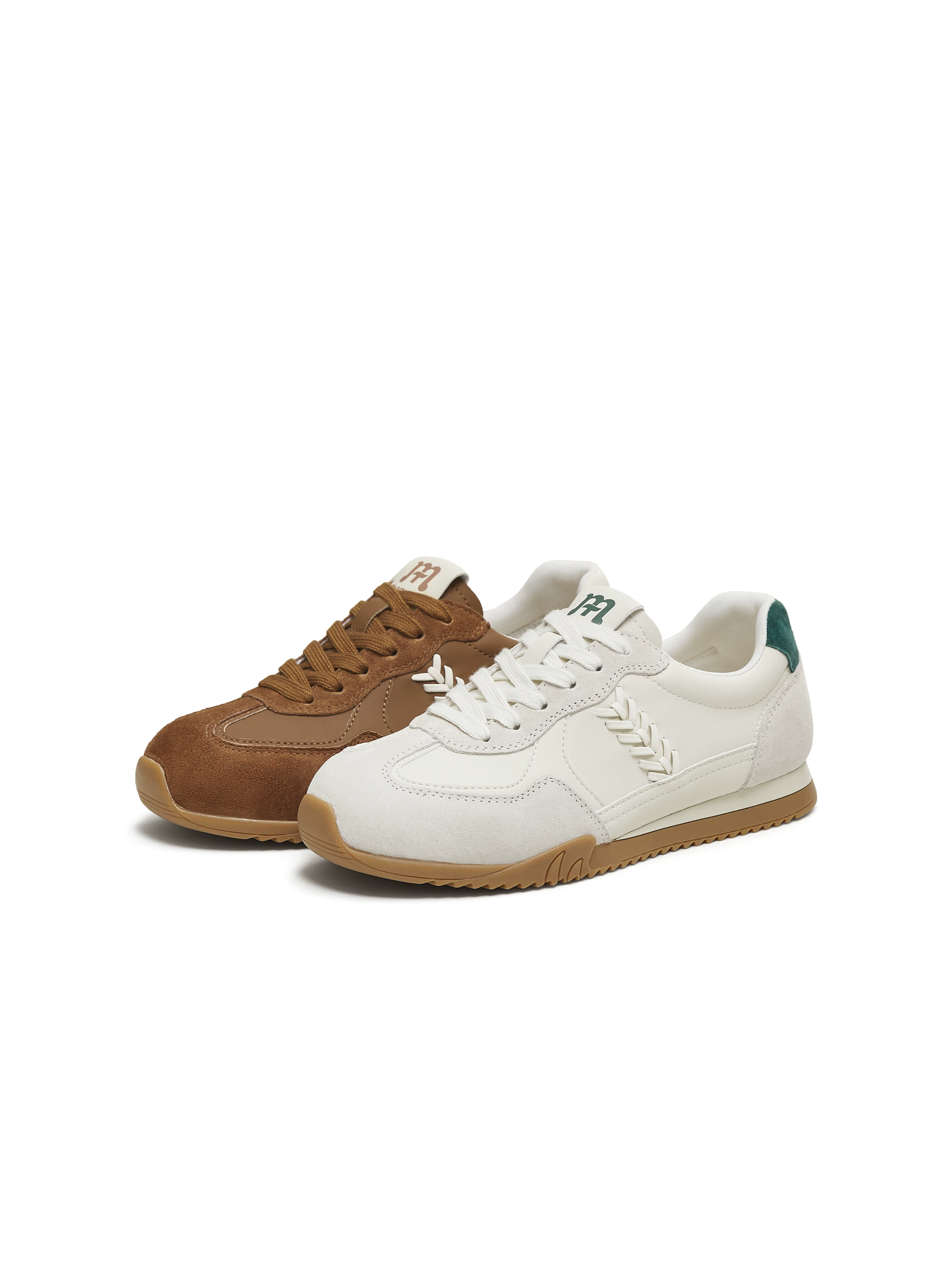 Giày tập luyện Tianmeiyi retro Agande, giày thể thao, giày thường ngày nữ, giày trắng, mẫu mới mùa thu 2025 BL132CM5