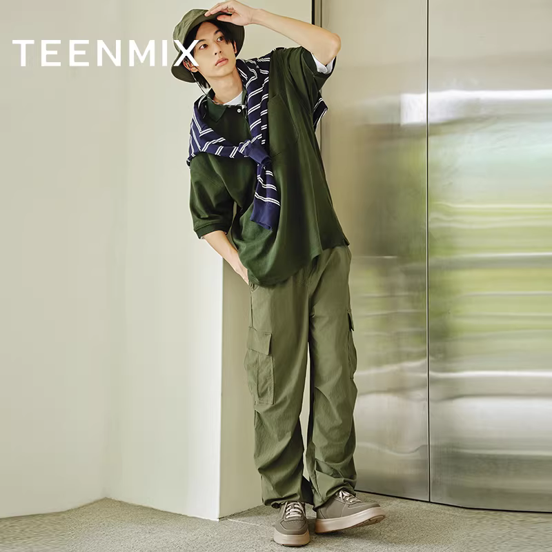 Giày nam đi làm ngoài trời kiểu dáng cổ điển, đa năng, kiểu buộc dây, cùng kiểu dáng với các trung tâm thương mại, mẫu mới Tianmeiyi EQR02CM4