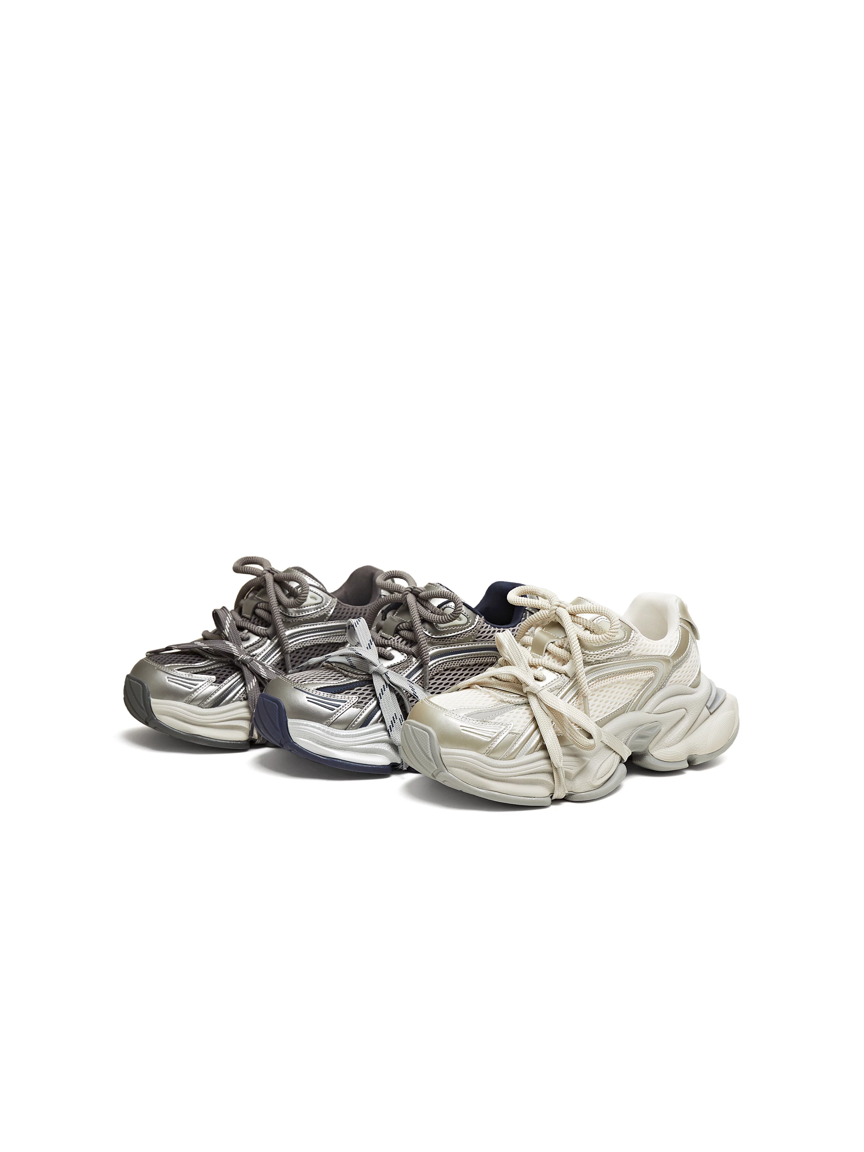 Giày thể thao nữ Tianmeiyi đế dày tăng chiều cao kiểu buộc dây retro, giày bố, giày thường ngày, mẫu mới thu 2025