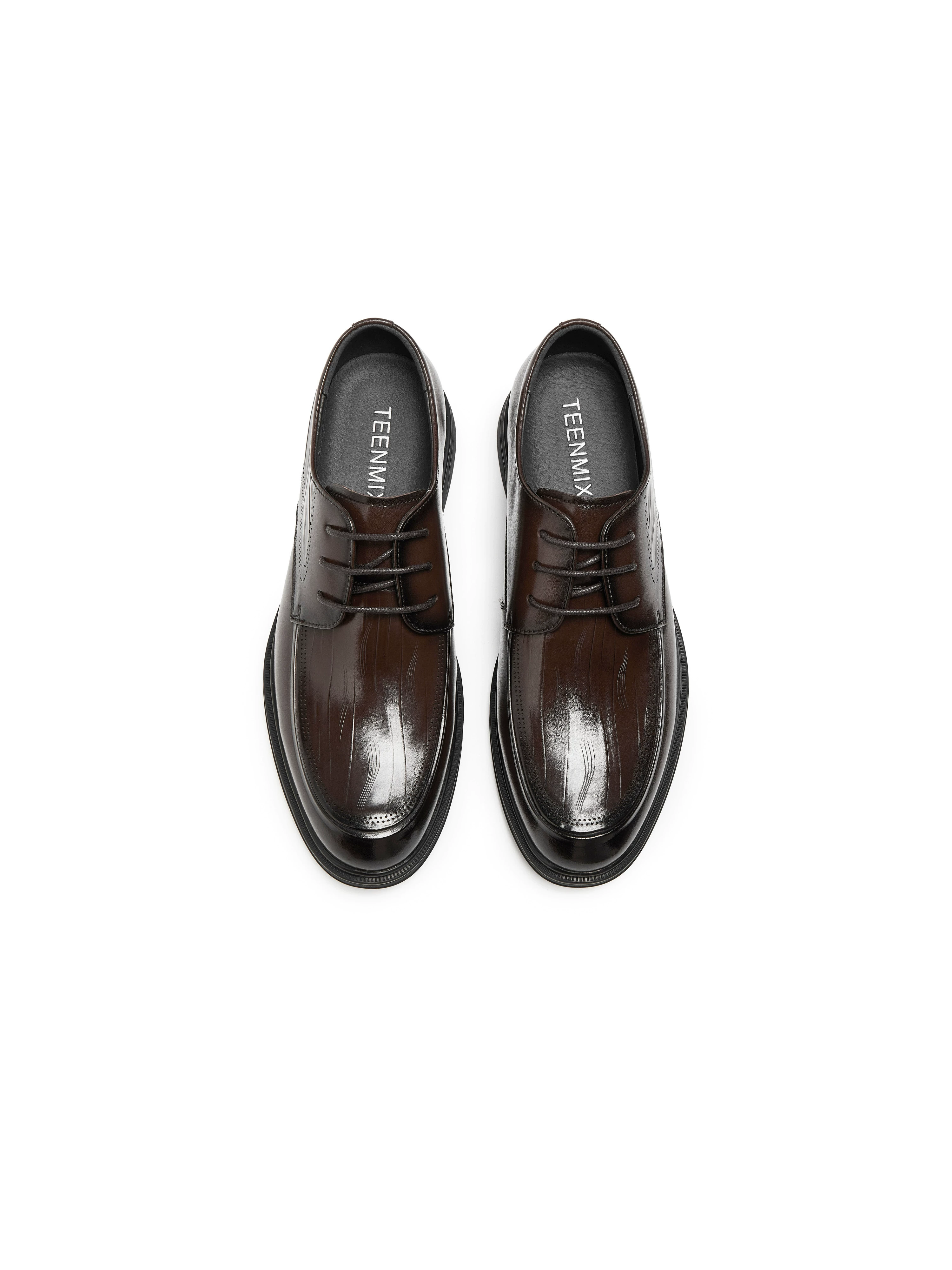 Giày da công sở nam kiểu Anh, mùa thu đông 2025, cùng mẫu với trung tâm thương mại Tianmeiyi, thích hợp đi làm, đa năng, mã 3WP01CM5