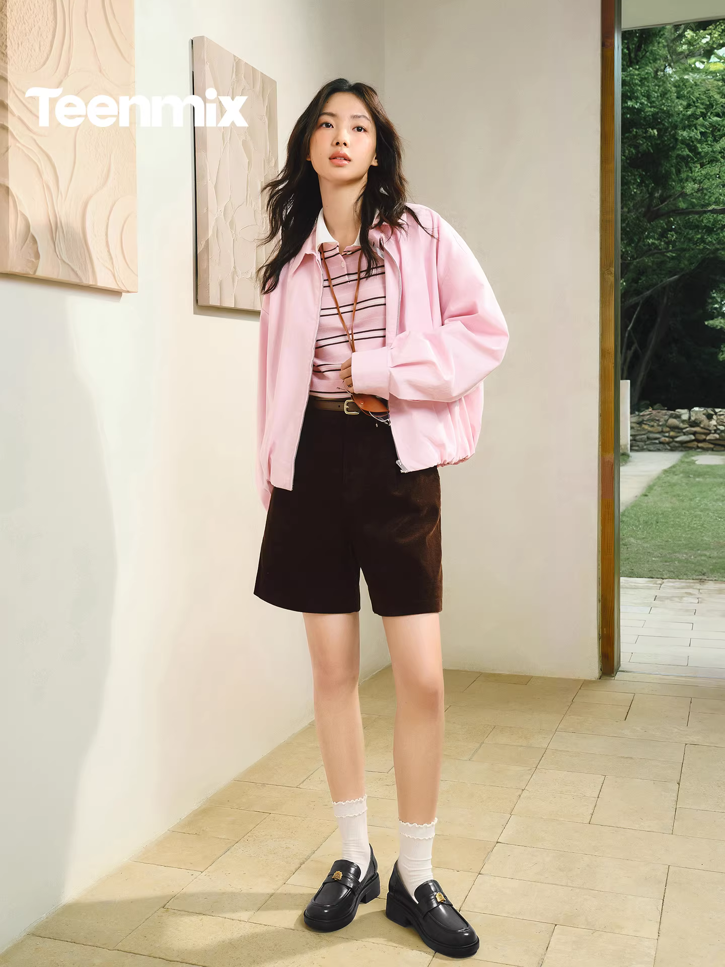 Giày lười đế dày phong cách Anh Quốc Tianmeiyi, giày da mềm đế mềm dành cho nữ, mẫu mới xuân 2026