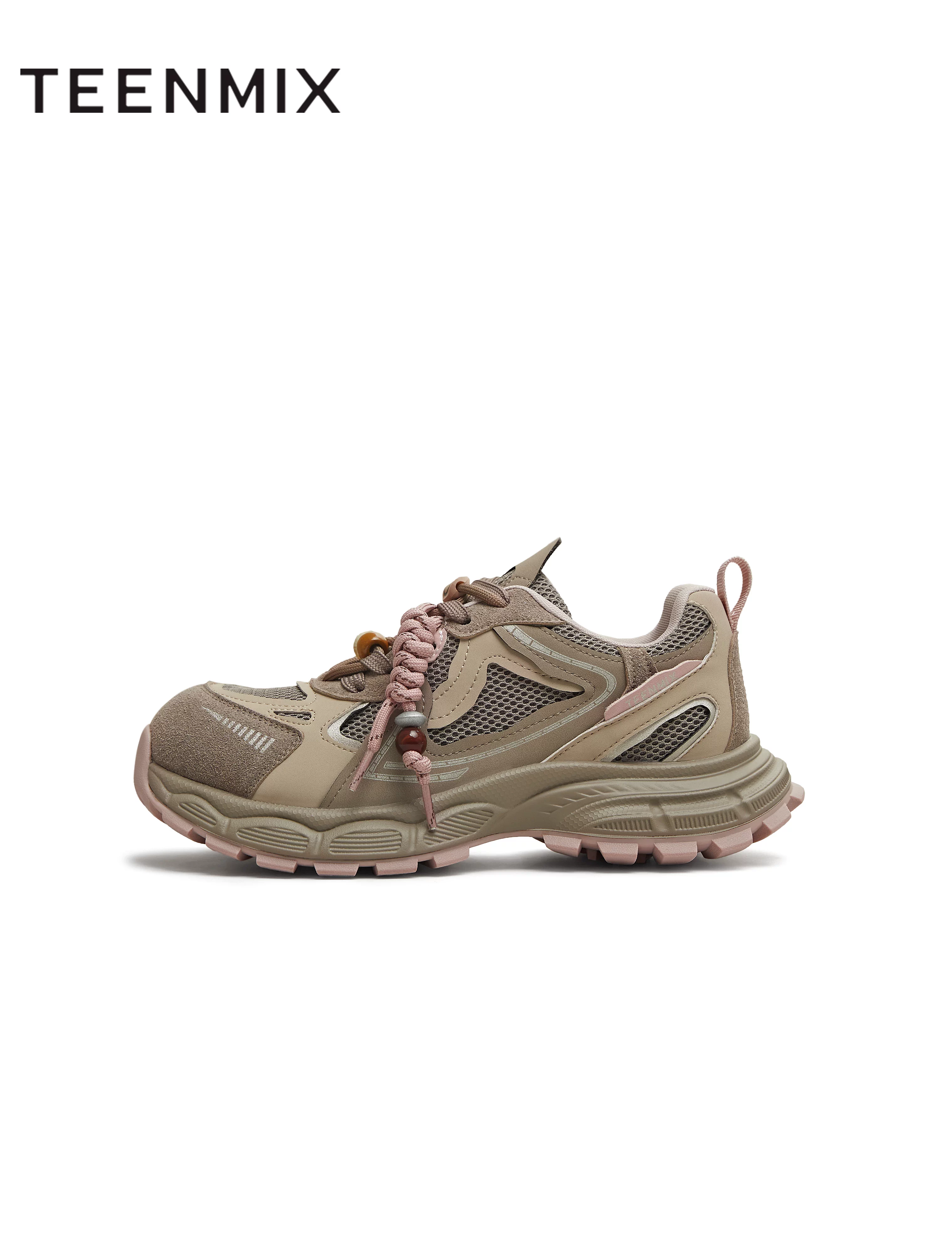 Giày thể thao đế dày kiểu retro Tianmeiyi dành cho nữ, kiểu buộc dây, đi ngoài trời, phong cách thường ngày, mẫu mới mùa đông 2025, mã KD123DM5