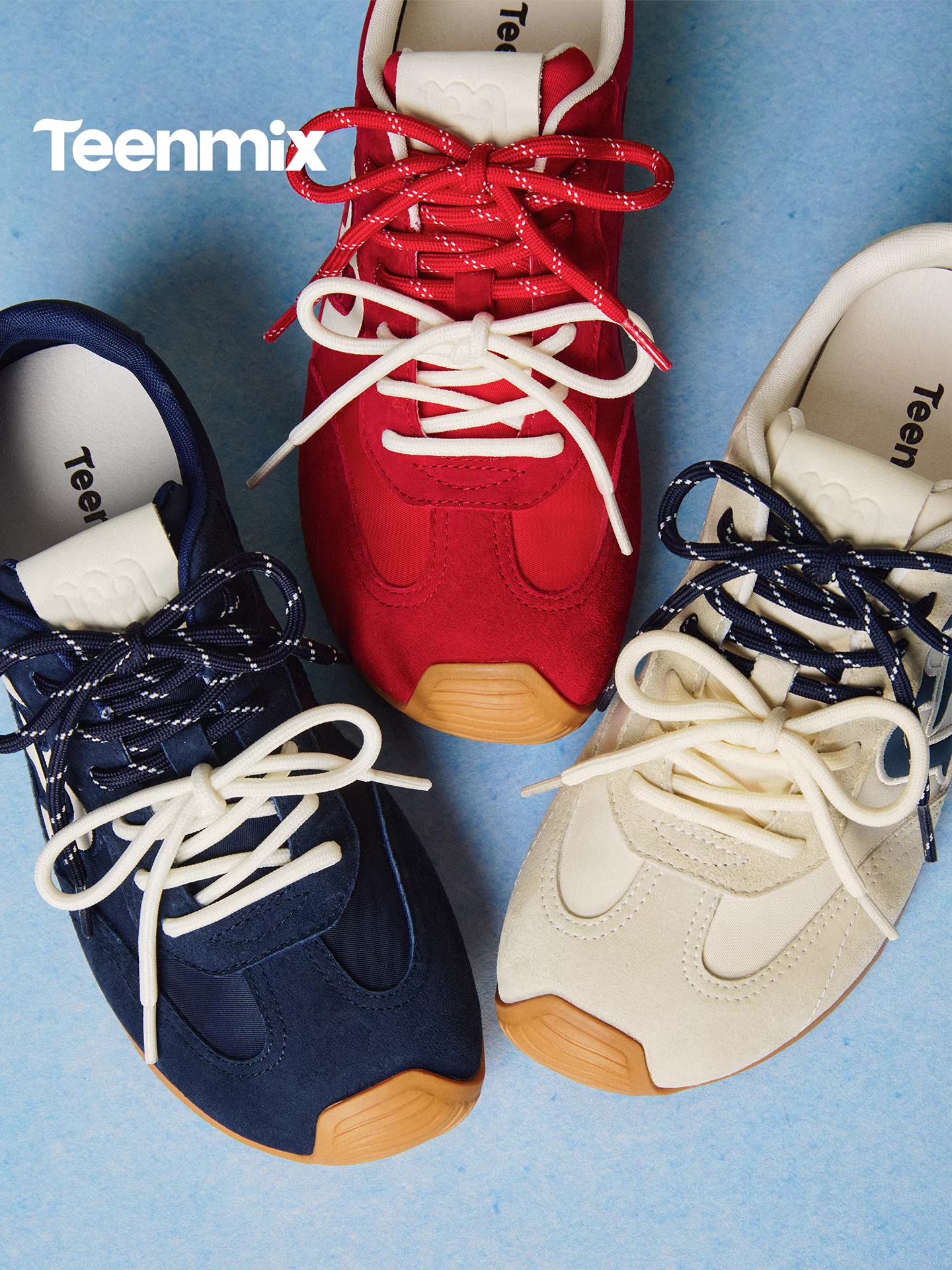 [Quà tặng năm mới] Giày tập luyện Agande màu đỏ tăng chiều cao Tianmeiyi Giày thể thao đế mềm dành cho nữ Mẫu mới mùa xuân 2026