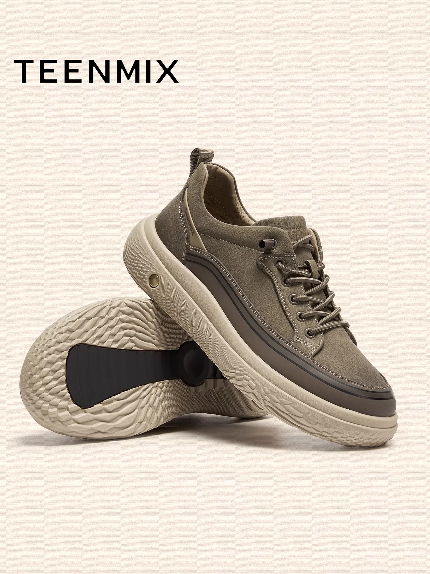 Tianmeiyi 2026 Mùa xuân phong cách mới Phiên bản trung tâm mua sắm Giày thể thao đa năng ngoài trời thông thường hàng ngày dành cho nam giới 3ZC01AM6