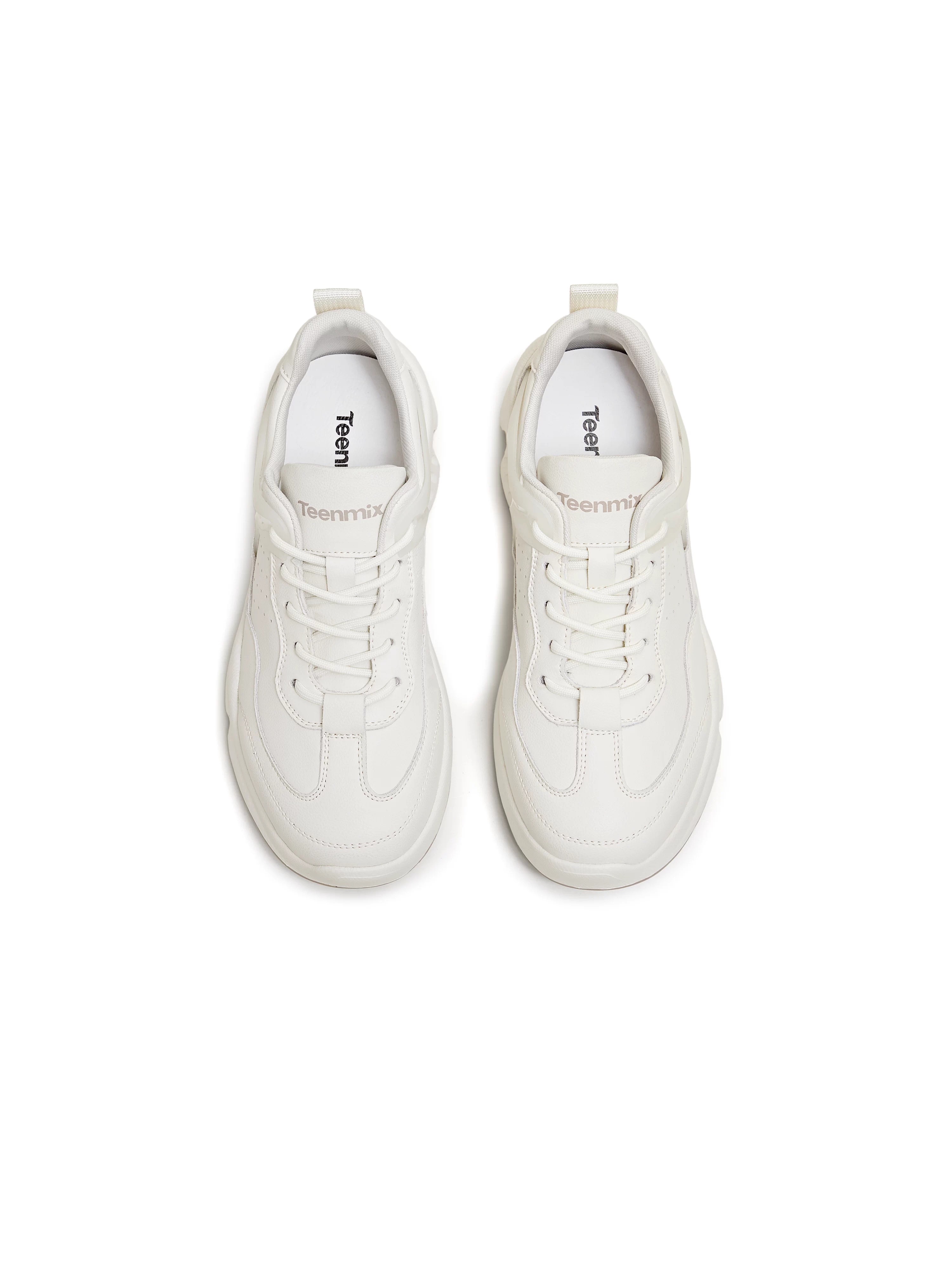 Giày thể thao đế dày kiểu cổ điển Tianmeiyi dành cho nữ có dây buộc giày trắng thông thường mùa xuân 2026 mẫu mới BK933AM6