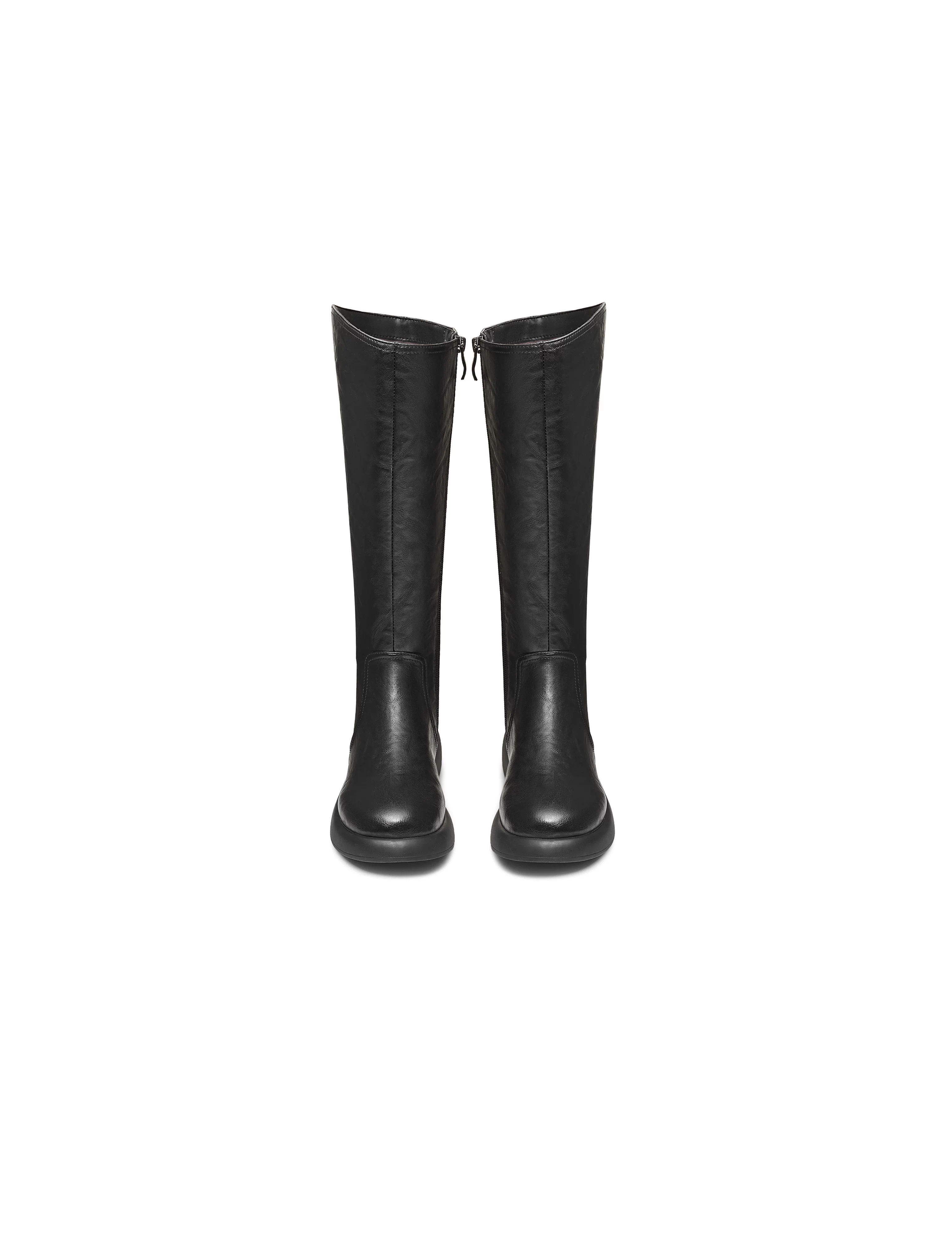 Giày bốt hiệp sĩ đế dày cổ điển Tianmeiyi, bốt dài, giày nữ, bốt thời trang cổ cao, bốt da, mẫu mới mùa đông 2025 CFT80DG5