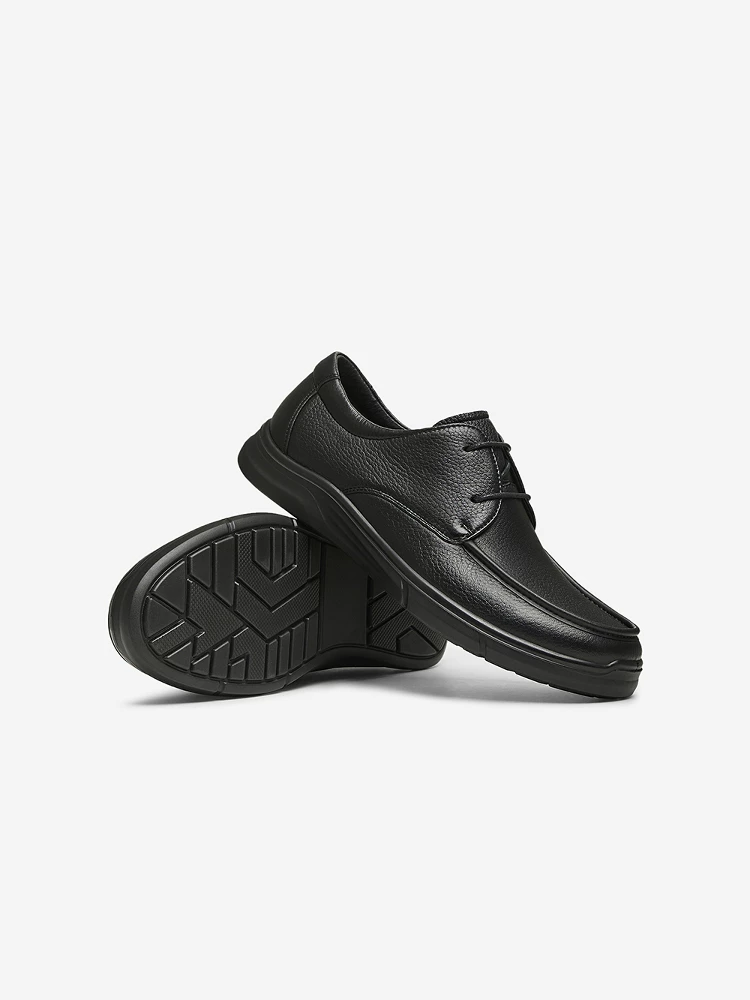 Giày da nam công sở TATA, giày bố da thật đế mềm đi làm, mẫu mới 2025 VMP02AM5