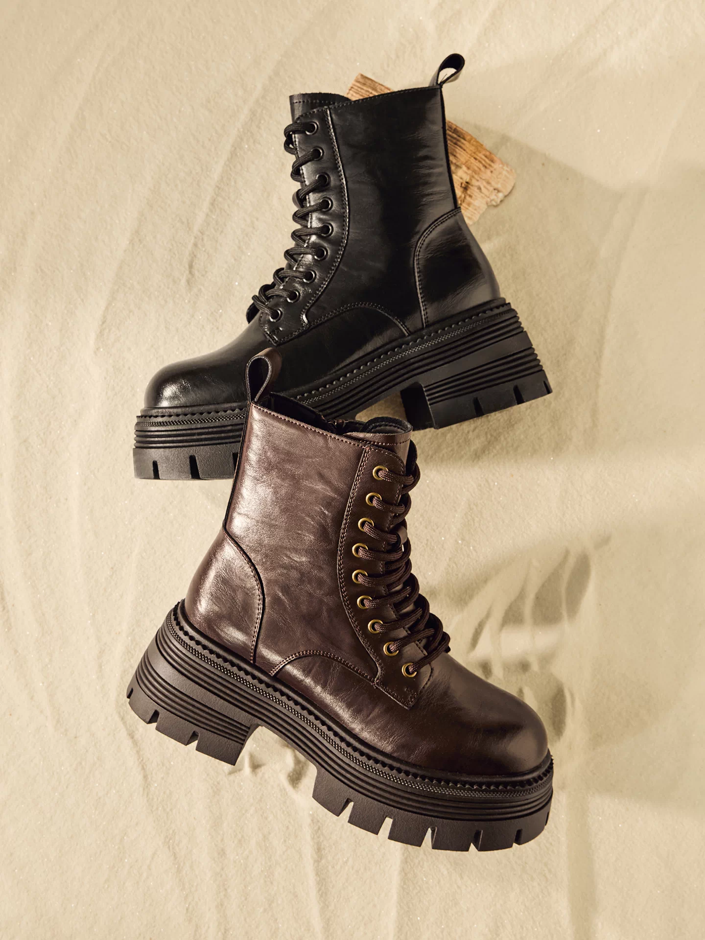 Giày bốt TATA He She Cruiser Giày nữ Giày bốt đi làm Giày bốt nhiều lớp màu đen Giày bốt Martin lót lông Giày bốt ngắn CG801DD5