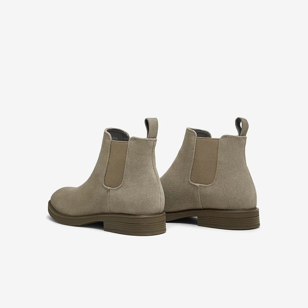 Giày Chelsea da thật Tata Anh Quốc, giày nam, giày ấm kiểu ống khói, giày ngắn, mẫu mới 2024 VVX02DD4