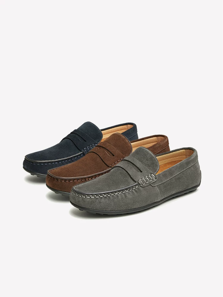 Giày lười nam Tata, giày da công sở thông thường, giày nam mùa hè NES01AM4