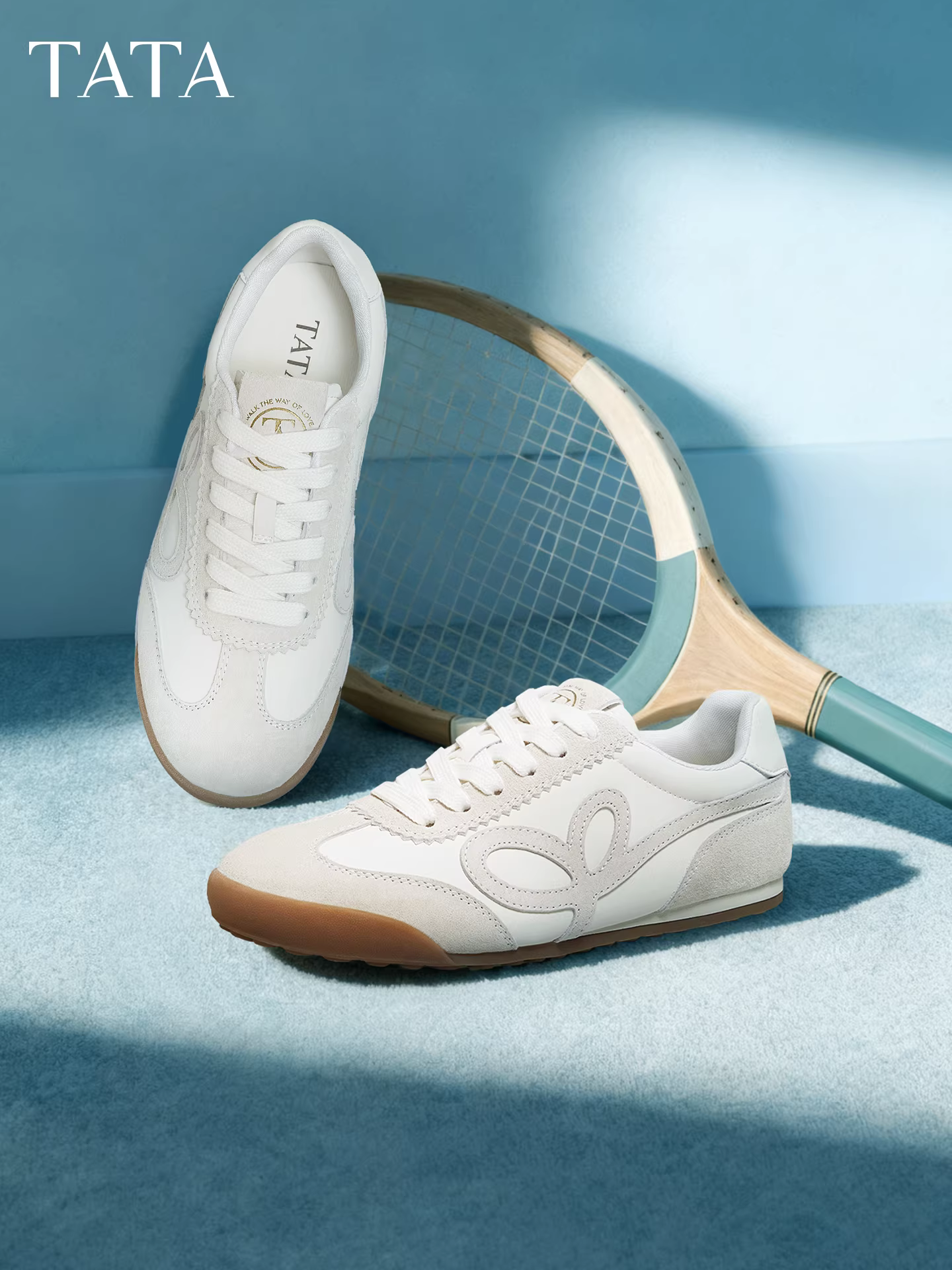 Giày tập luyện Bobo nữ TATA 2026 Xuân mới Giày thể thao đa năng thông thường CH302AM6