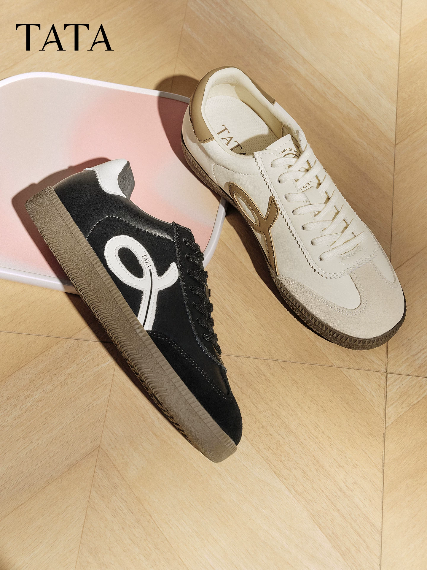 Giày Nữ TATA 2025 Thời Trang Mùa Đông Đức Huấn Luyện Giày Đa Năng Giày Thường Phong Cách Mới Giày Đơn CK801CM5