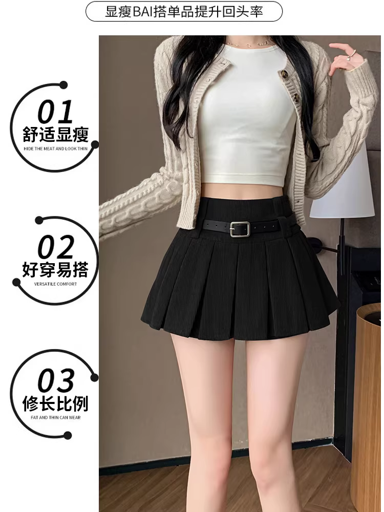 Váy nhung nữ thu đông, váy xếp ly, váy rất xinh, quần culottes kaki, váy mini chữ A