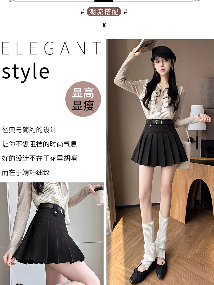 Váy len màu xám cho nữ, váy len xếp ly mùa thu đông, váy rất đẹp, váy jk, váy chữ a, váy ngắn