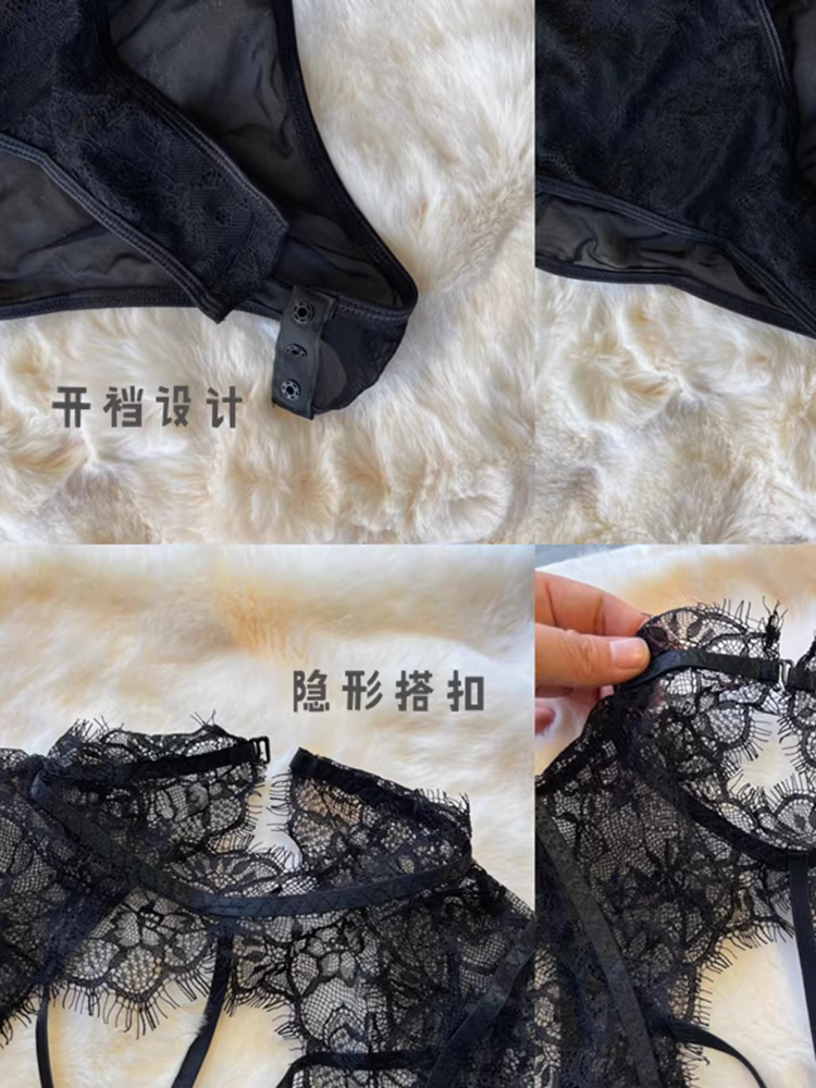 Áo ren dành cho nữ, phối với bodysuit có gọng, áo lót, lưới rỗng, áo gợi cảm và đặc biệt là áo mỏng manh.