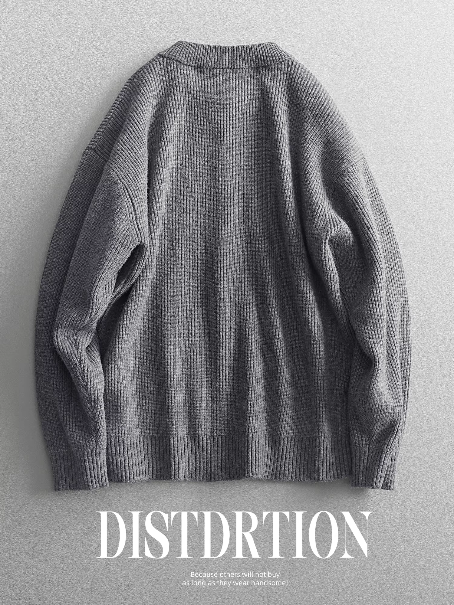 Ưu đãi đặc biệt: Áo khoác cardigan nam thiết kế khóa kéo thời trang thành thị, chất liệu dệt kim đa năng, kiểu dáng áo len cổ đứng nhỏ gọn.