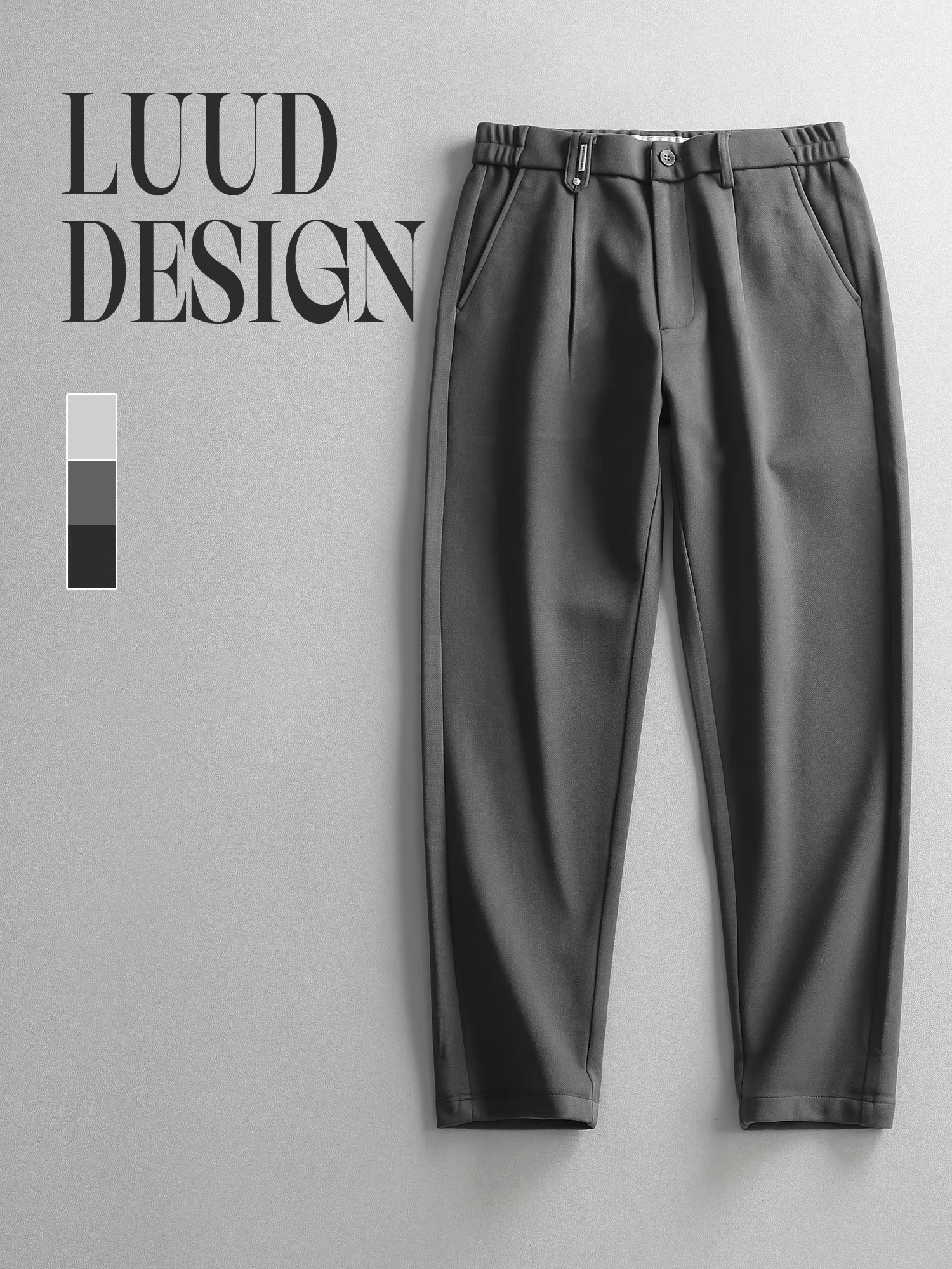 Ưu đãi đặc biệt: Quần âu nam phong cách tối giản sang trọng, kiểu dáng ba chiều, đa năng khi đi làm, quần dài chất liệu mềm mại, lưng quần bán co giãn, quần công sở.