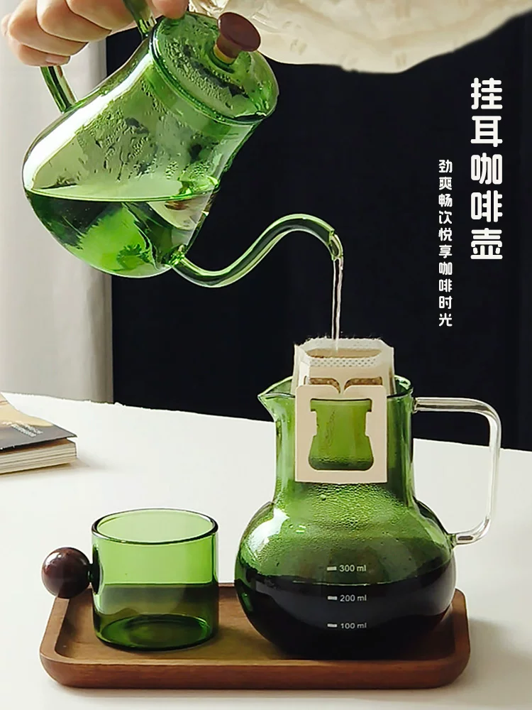Bình pha cà phê Dheer, bình chia cà phê, bình pha cà phê nhỏ giọt, cốc thủy tinh chịu nhiệt cao, cốc pha cà phê dùng cho gia đình