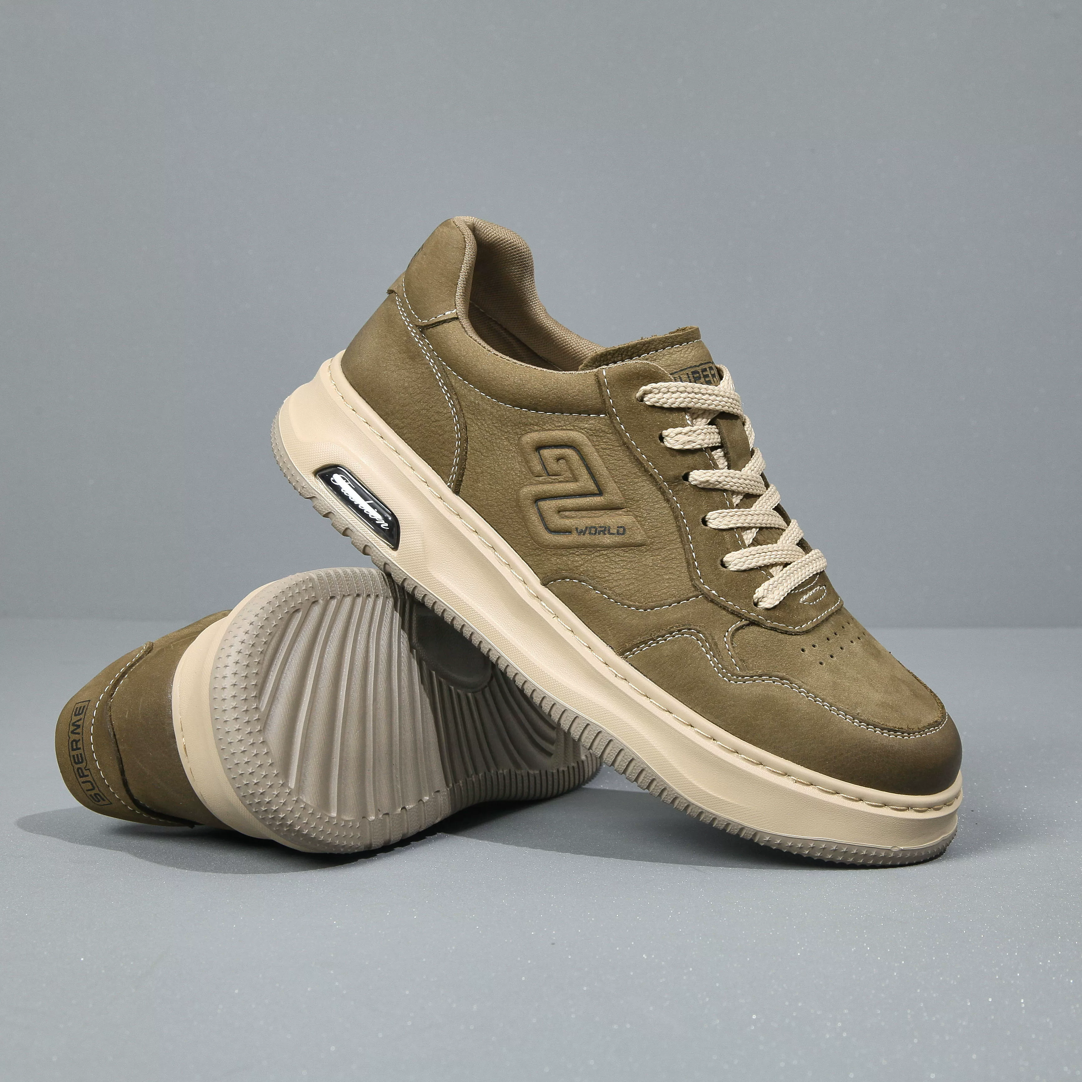 Giày nam 2025 mẫu mới thu đông da thật thoáng khí đa năng giày thể thao nam nhẹ nhàng giày sneaker đế mềm da nam