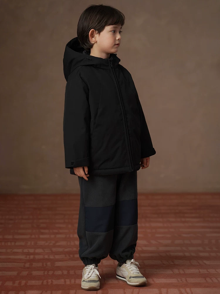 Bộ quần áo trẻ em: áo hoodie, quần jogger nỉ, trang phục mùa đông ấm áp cho bé trai và bé gái