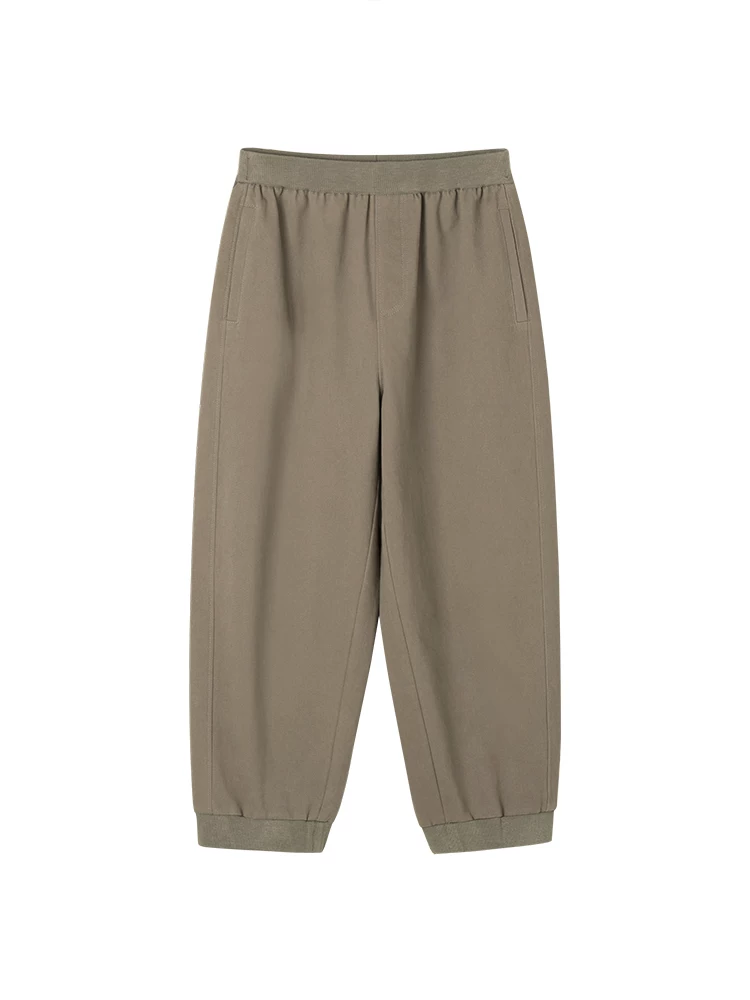 Quần áo trẻ em mùa xuân thu quần dài thường ngày cotton thân thiện với da quần dài đa năng bé trai và bé gái quần jogger phong cách