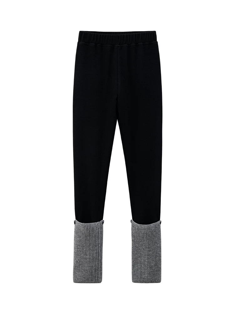 Quần áo trẻ em mùa thu đông quần thể thao trẻ em màu đen đơn giản phong cách quần yoga quần legging co giãn cao cho bé gái dành cho trẻ lớn hơn