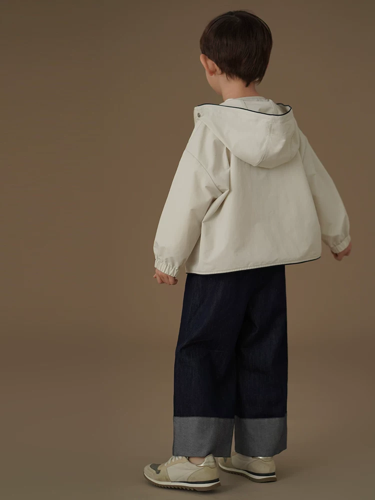 Quần áo trẻ em mùa xuân thu quần bò denim giặt mềm mại thoải mái quần ống thẳng bé trai bé gái quần thường ngày 25 kiểu mới