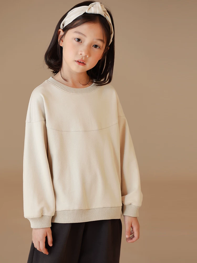 Quần áo trẻ em mùa xuân thu áo thể thao trẻ em áo khoác dáng rộng đa năng áo khoác nam nữ áo nỉ đơn giản và cao cấp