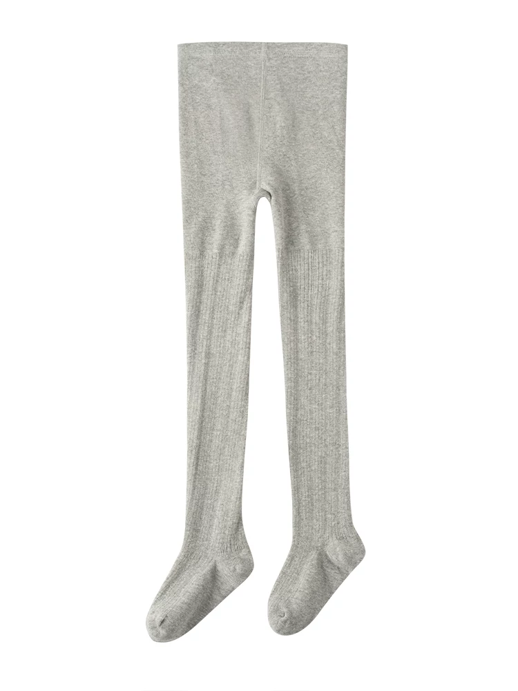 Quần áo trẻ em cho mùa xuân và mùa thu, quần legging tập nhảy thân thiện với làn da, tất dài cho bé gái, trẻ em cỡ vừa và lớn.