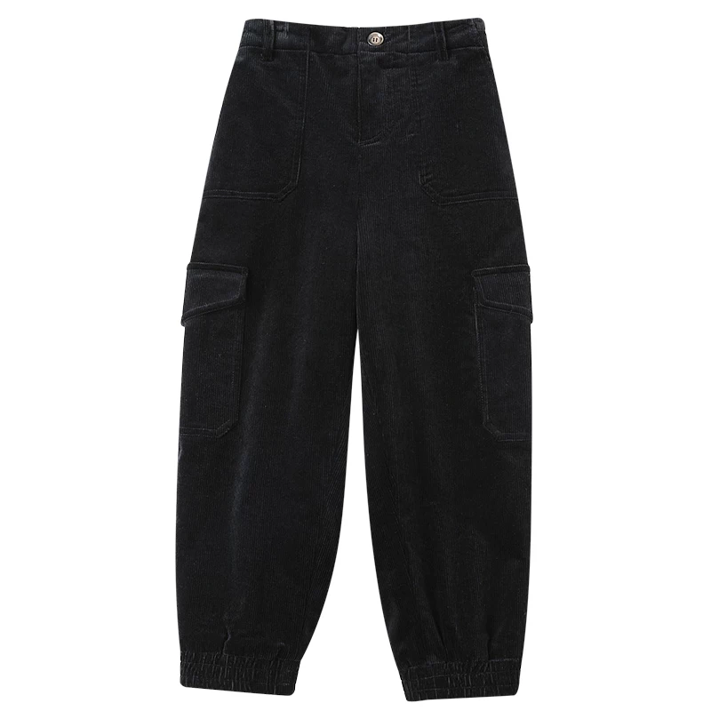 Quần dày dặn có lót lông cừu mùa đông dành cho trẻ em dành cho bé trai và bé gái, quần jogger thông thường dành cho trẻ em