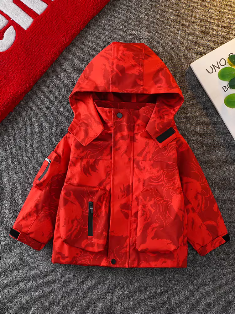 Áo khoác thu đông bé trai, quần áo trẻ em mới thu đông 2025, áo gió trẻ em may chần, áo kiểu dáng đẹp và thời trang cho bé trai.