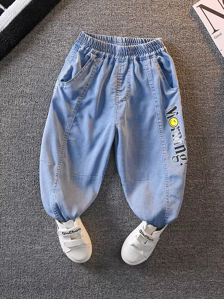 Quần chống muỗi cho bé trai 2025 kiểu dáng mới thời trang quần mùa hè trẻ em quần bé trai mùa hè mỏng thoáng khí