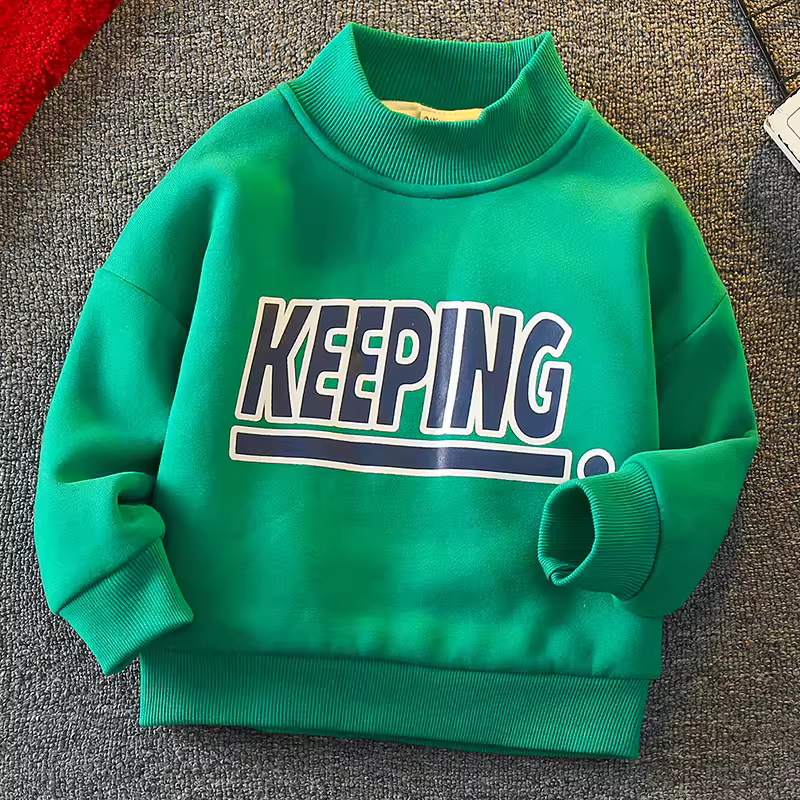 Áo nỉ bé trai 25 kiểu mới quần áo thu đông trẻ em thời trang áo bé trai dày dặn giữ ấm lớp lót bên trong