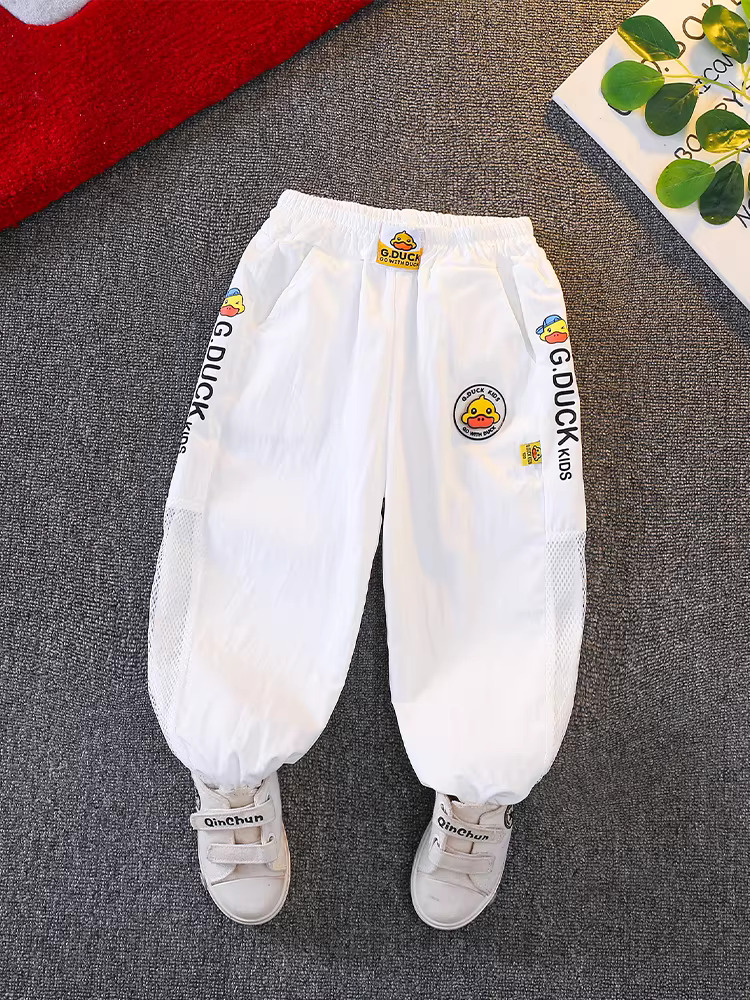 Quần mỏng cho bé trai mùa hè 2025, quần dài mùa hè mới cho bé trai, quần chống muỗi cho bé trai mùa hè