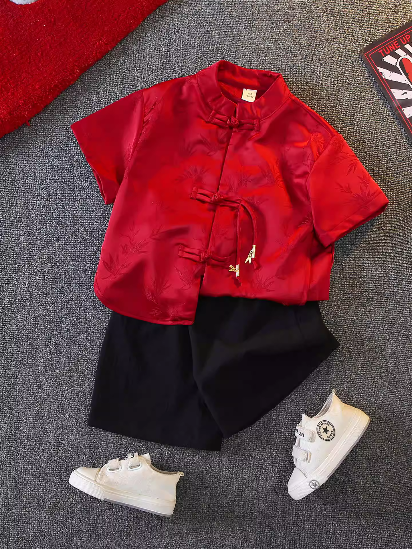 Trang phục Hanfu mùa hè 2025 kiểu mới cho bé trai, trang phục biểu diễn phong cách Trung Hoa cổ điển, trang phục mùa hè kiểu cổ cho bé trai