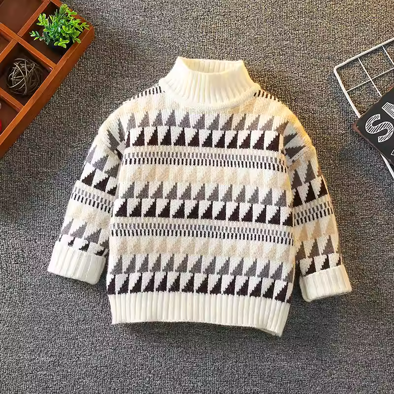 Quần áo trẻ em áo len nỉ bé trai 25 kiểu mới quần áo mùa đông trẻ em thời trang áo len dày giữ ấm