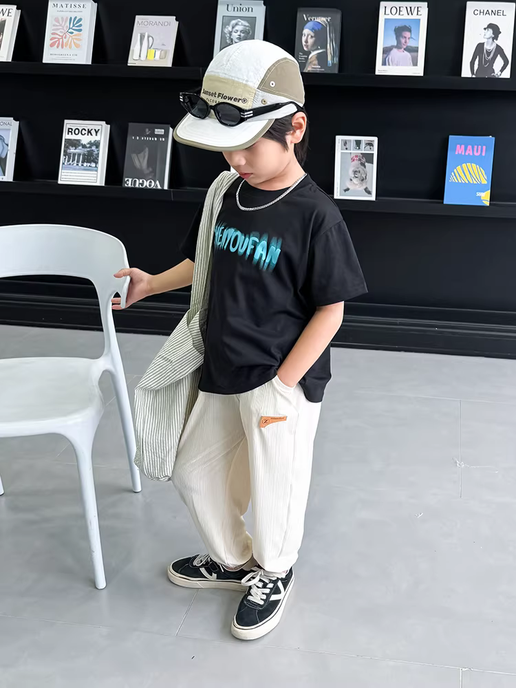 Quần trẻ em bé trai chống muỗi mùa hè 2025 kiểu mới mỏng nhẹ quần dài trẻ em thời trang cá tính trẻ trung