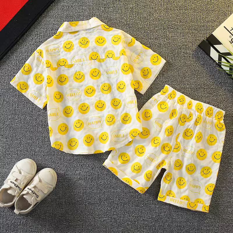 Bộ trang phục mùa hè cho bé trai, quần áo mùa hè cho bé, quần áo ngắn tay thời trang cho bé, bộ hai mảnh hợp thời trang, thời trang cho bé trai, đẹp trai, hợp xu hướng