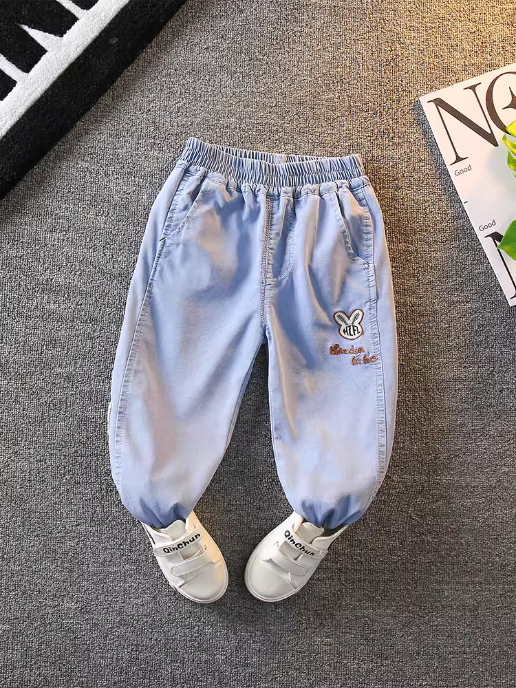 Quần chống muỗi cho bé trai 2025 kiểu dáng mới thời trang mùa hè thương hiệu quần dài bé trai mỏng mát quần thường ngày