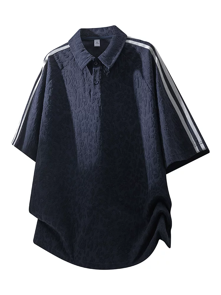 Áo thun sọc tay lửng kiểu Mỹ của Jeanswest dành cho nam, thương hiệu thời trang xuân hè, áo kiểu rộng rãi, thoải mái, thoáng khí.
