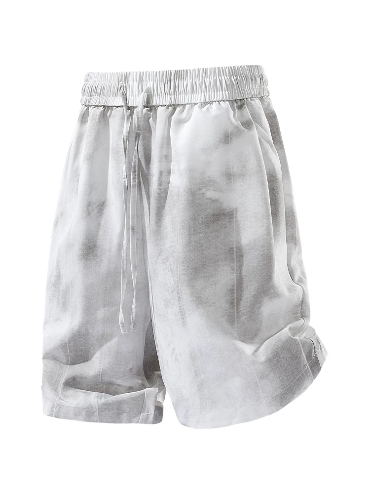 Quần short nam Jeanswest kiểu dáng casual buộc dây, mẫu mới hè 2026, thương hiệu thời trang cao cấp, quần lửng năm phần dáng rộng.